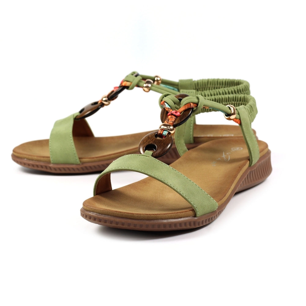 Lunar Brava Comfort Sandal JLH475 KAHKI