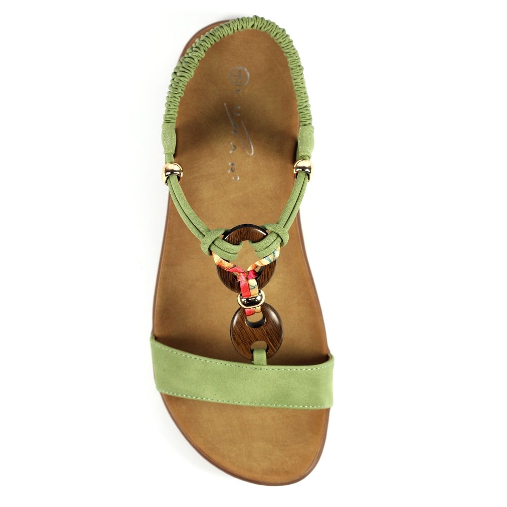 Lunar Brava Comfort Sandal JLH475 KAHKI