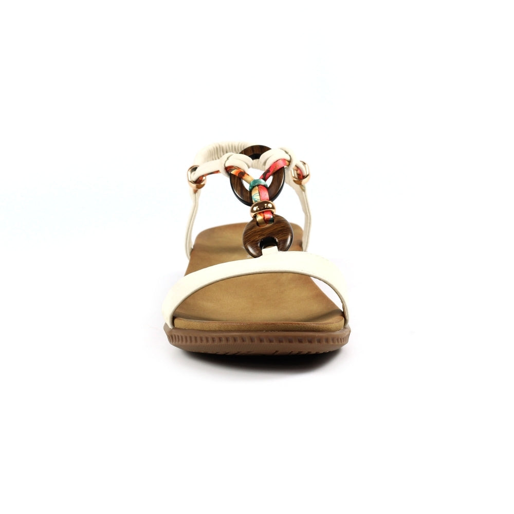 Lunar Brava Comfort Sandal JLH475 WHITE