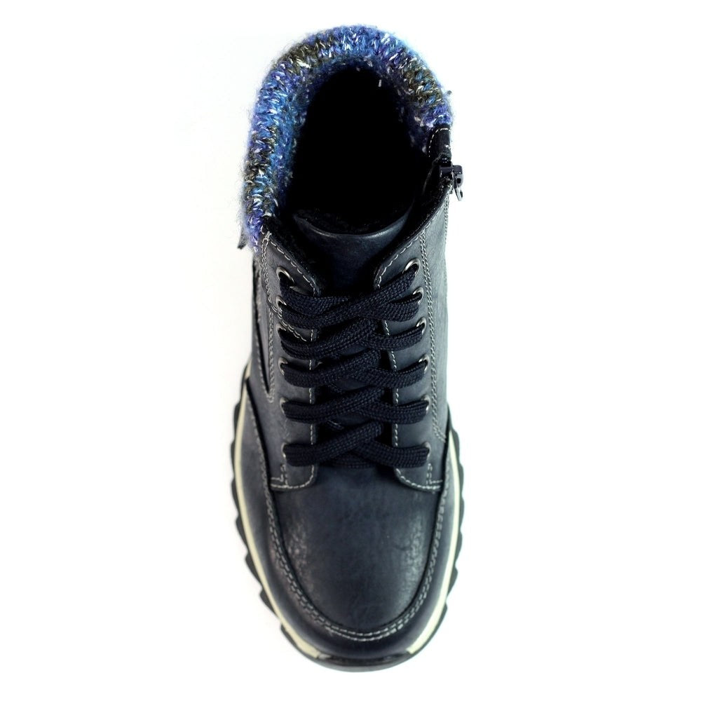 Lunar Ankle Boot Waterproof with zip Buttermere NAVY GLB115 BL