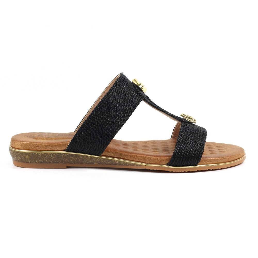 Lunar Sandal Calow BLACK JLH395SL