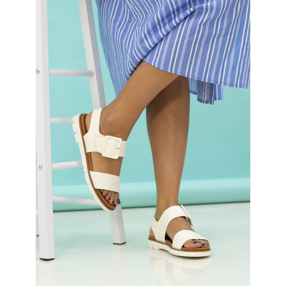 Lunar Cher WHITE Comfort Sandal JLH517WH