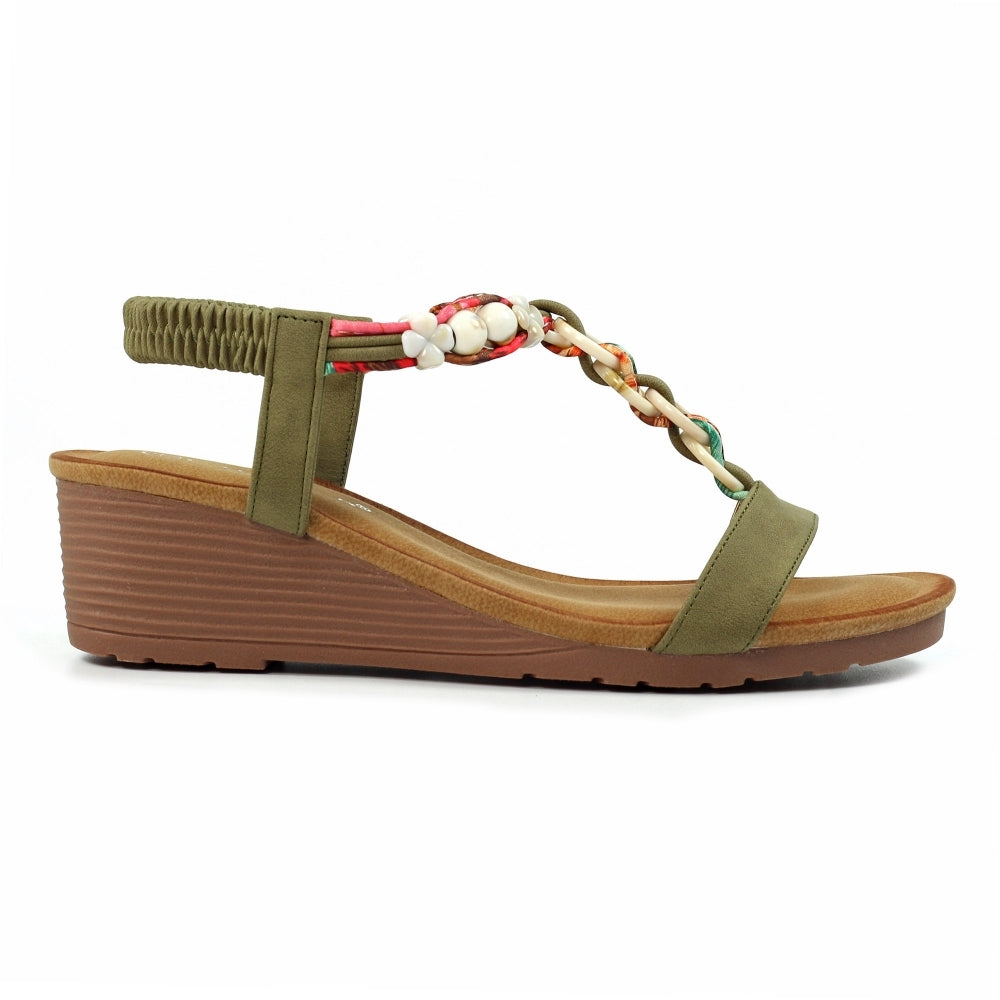 Lunar Sandal Clemont JLH520KK KHAKI