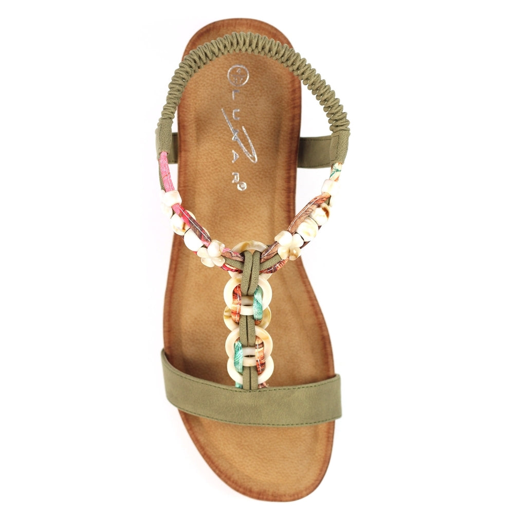 Lunar Sandal Clemont JLH520KK KHAKI