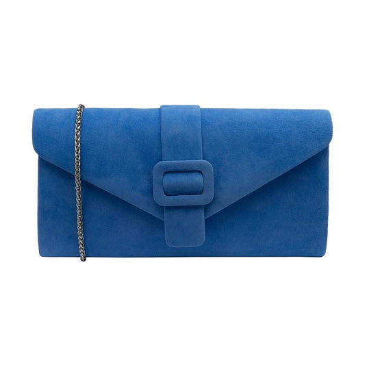 Lotus Aletta CORNFLOWER Suede Leather Occasion Handbag ULG085