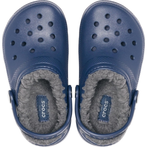 Crocs NAVY Charcoal lined clog 207010-060