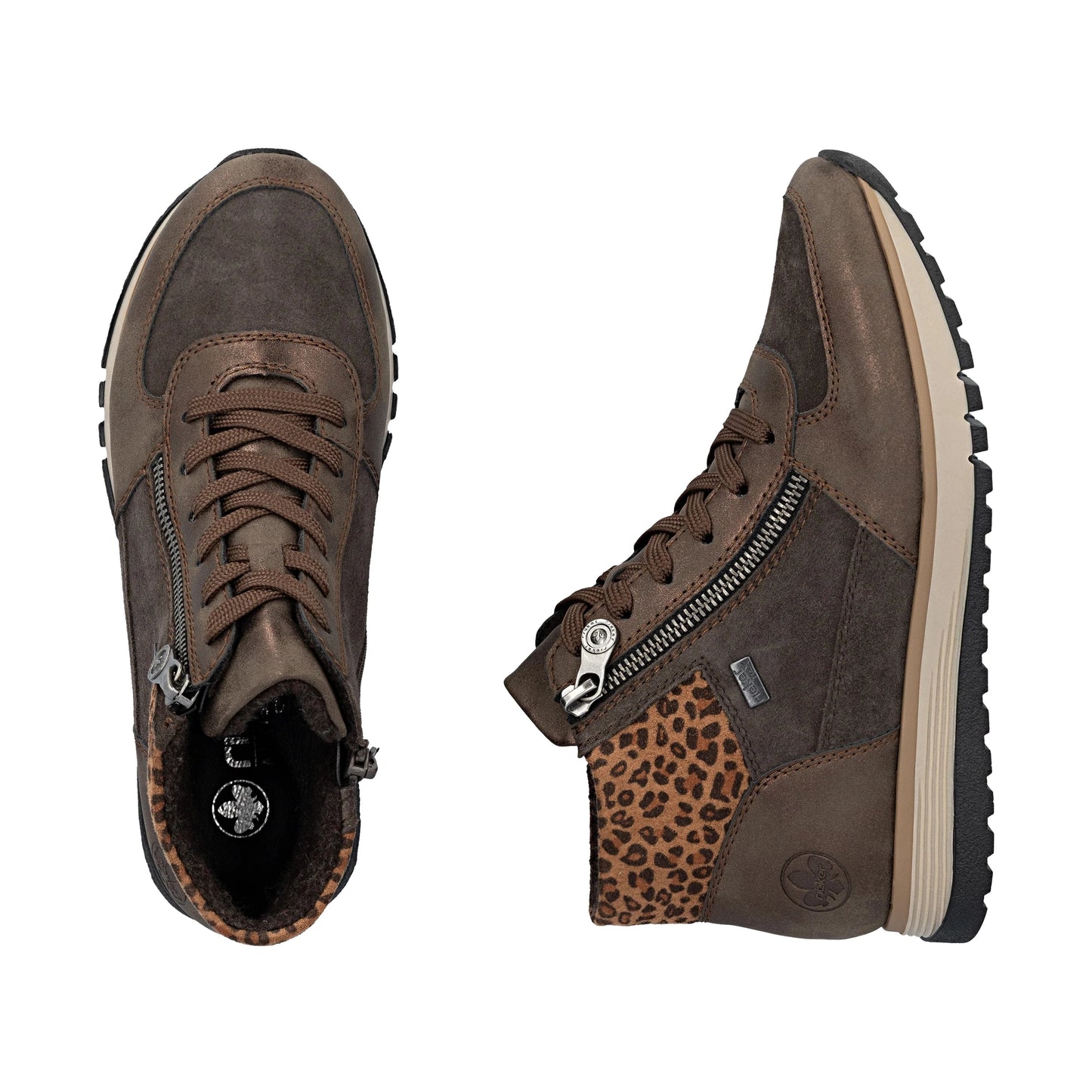 Rieker 49040 BROWN Trainer Style Ankle Boot 49040-24