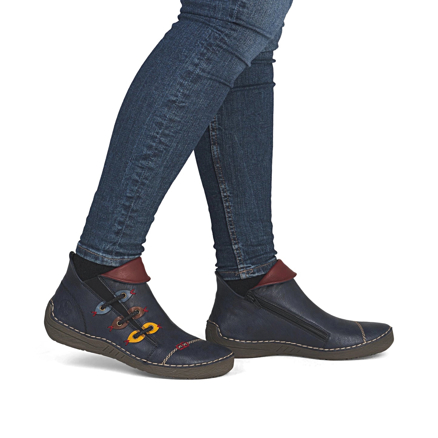 Rieker 72581 NAVY Casual Ankle Boot 72581-14