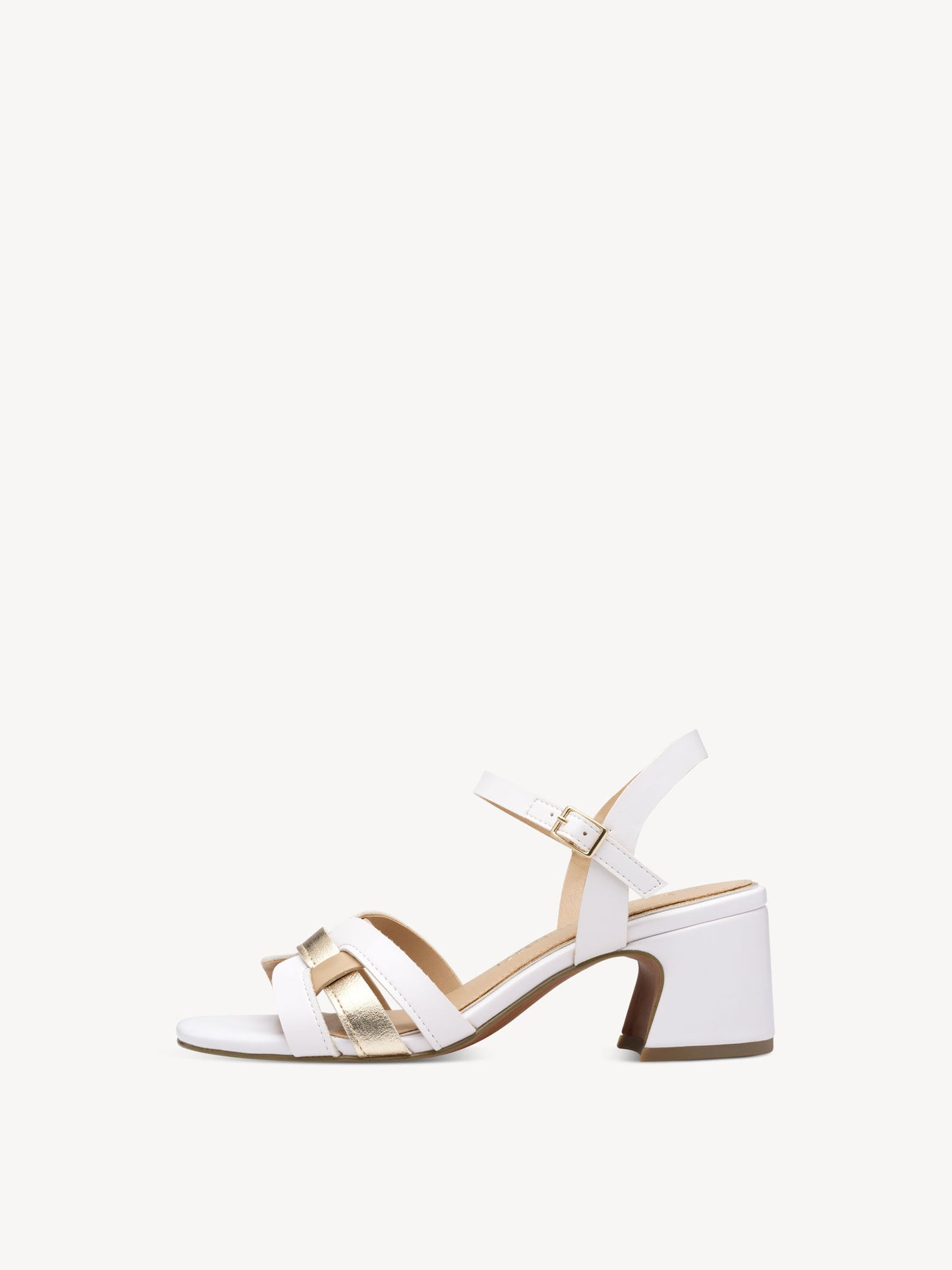 Marco Tozzi 28337-44 WHITE Block Heel Dress sandal 28337-44