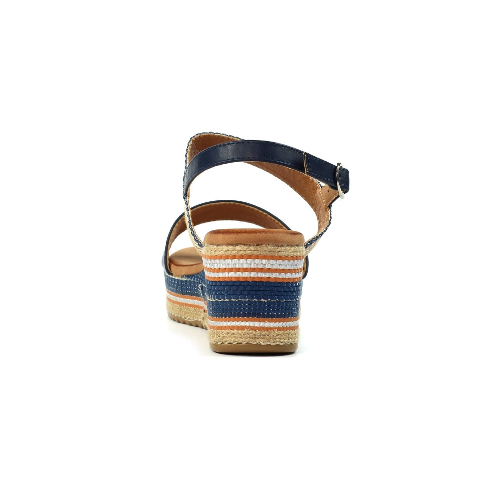 Lunar Casual Platform Sandal Fay NAVY JLY240BL
