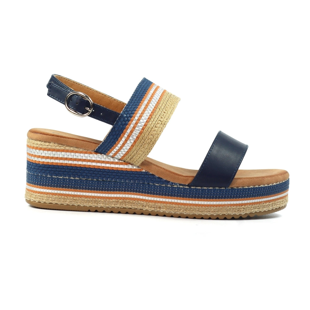 Lunar Casual Platform Sandal Fay NAVY JLY240BL