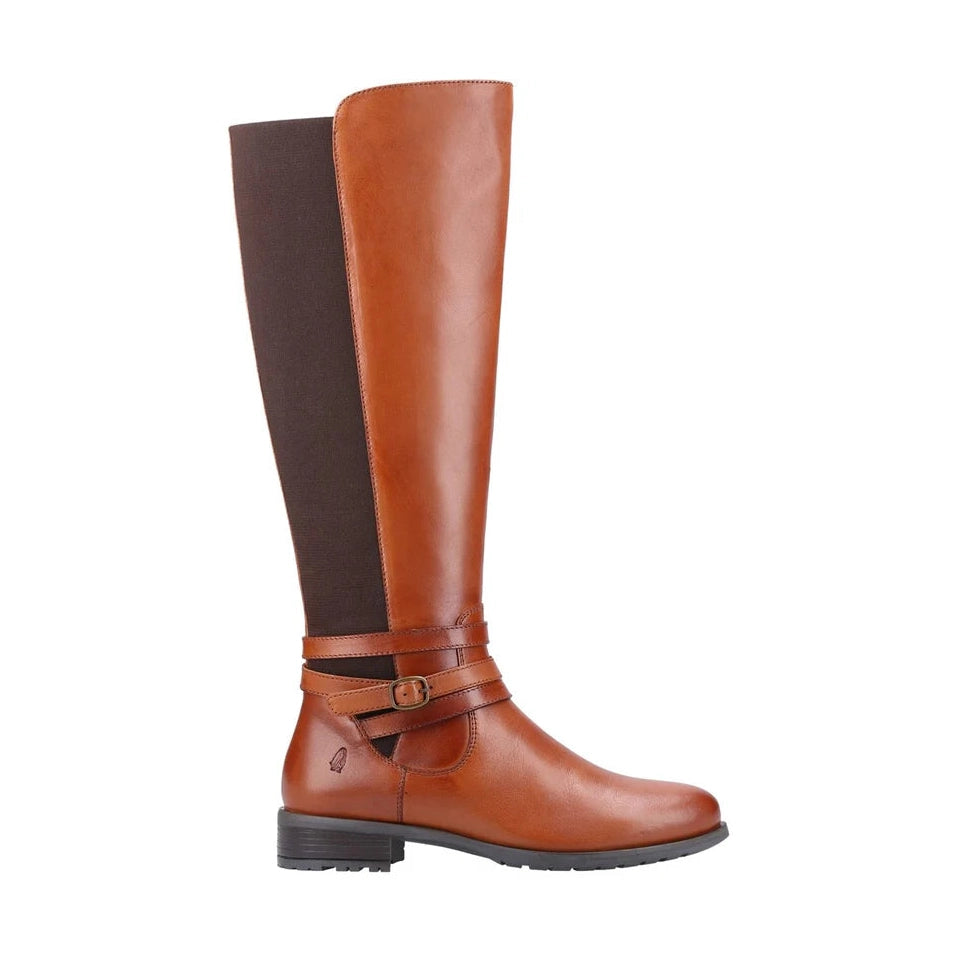 Hush Puppies Vanessa TAN Leather Long Leg Boot