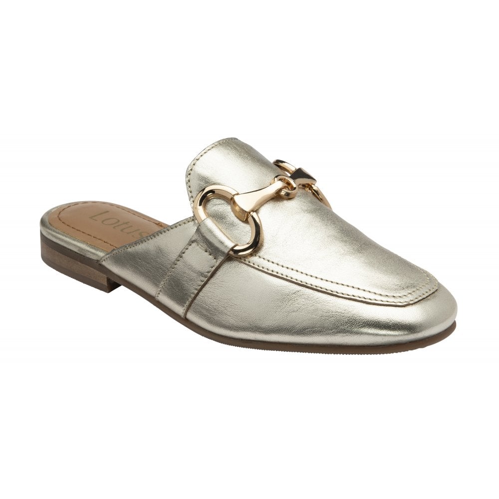 Lotus Taylor GOLD Leather Slip On Loafer ULS570