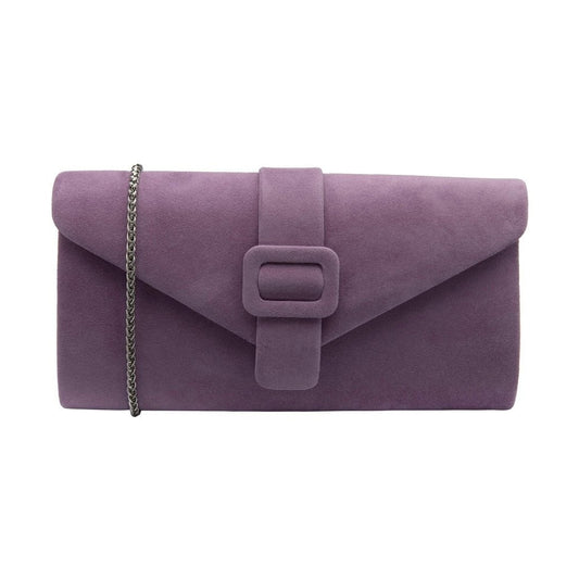 Lotus Aletta GRAPE Suede Leather Occasion Handbag ULG085