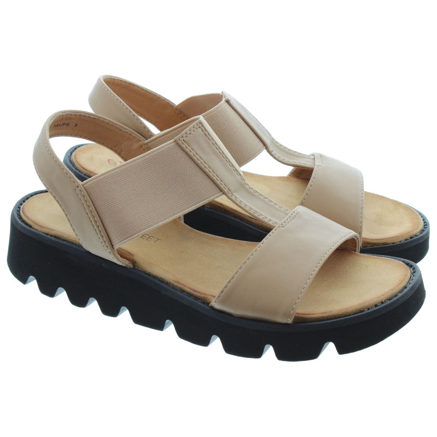 Heavenly Feet Ritz Vegan Friendly Sandal NUDE