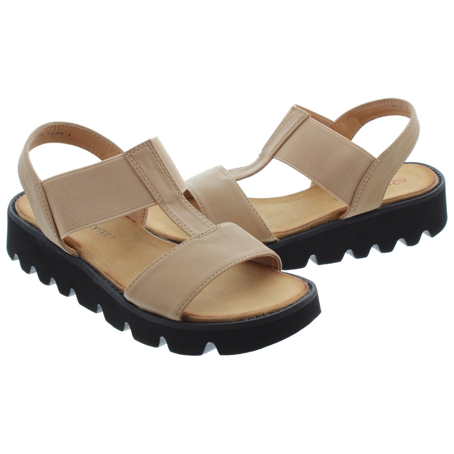 Heavenly Feet Ritz Vegan Friendly Sandal NUDE
