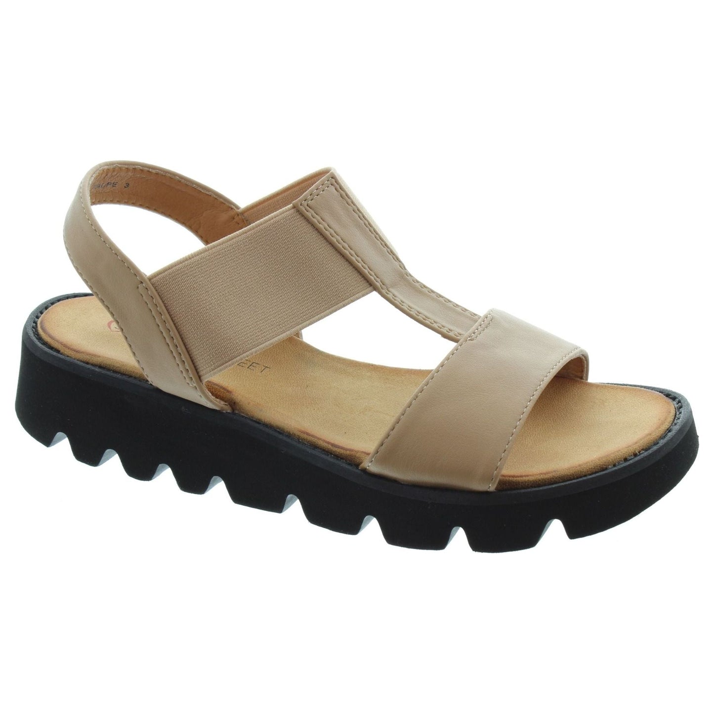 Heavenly Feet Ritz Vegan Friendly Sandal NUDE
