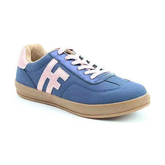 Heavenly Feet Madison NAVY MULTI Trainer Style Casual Shoe