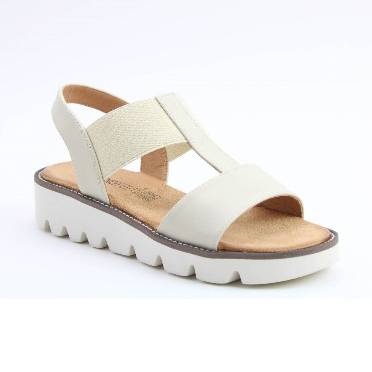 Heavenly Feet Ritz Vegan Friendly Sandal STONE