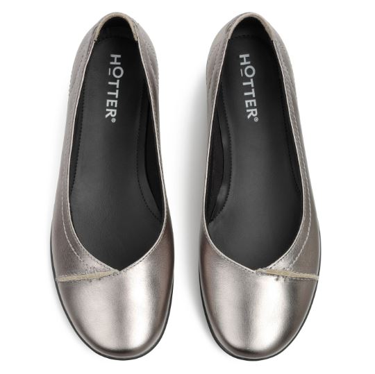 Hotter Shoe ROBYN Ballerina style Flat court shoe WIDE