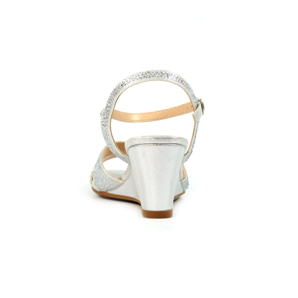 Lunar Jordana Occasion Wear Shoe SILVER FLJ002SL