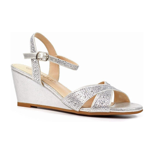 Lunar Jordana Occasion Wear Shoe SILVER FLJ002SL