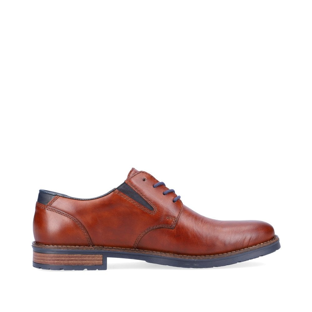 Rieker 14621 BROWN Leather Lace Up Shoe 14621-24