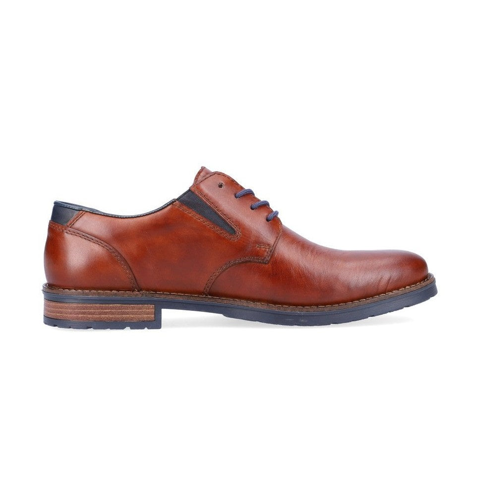 Rieker 14621 BROWN Leather Lace Up Shoe 14621-24