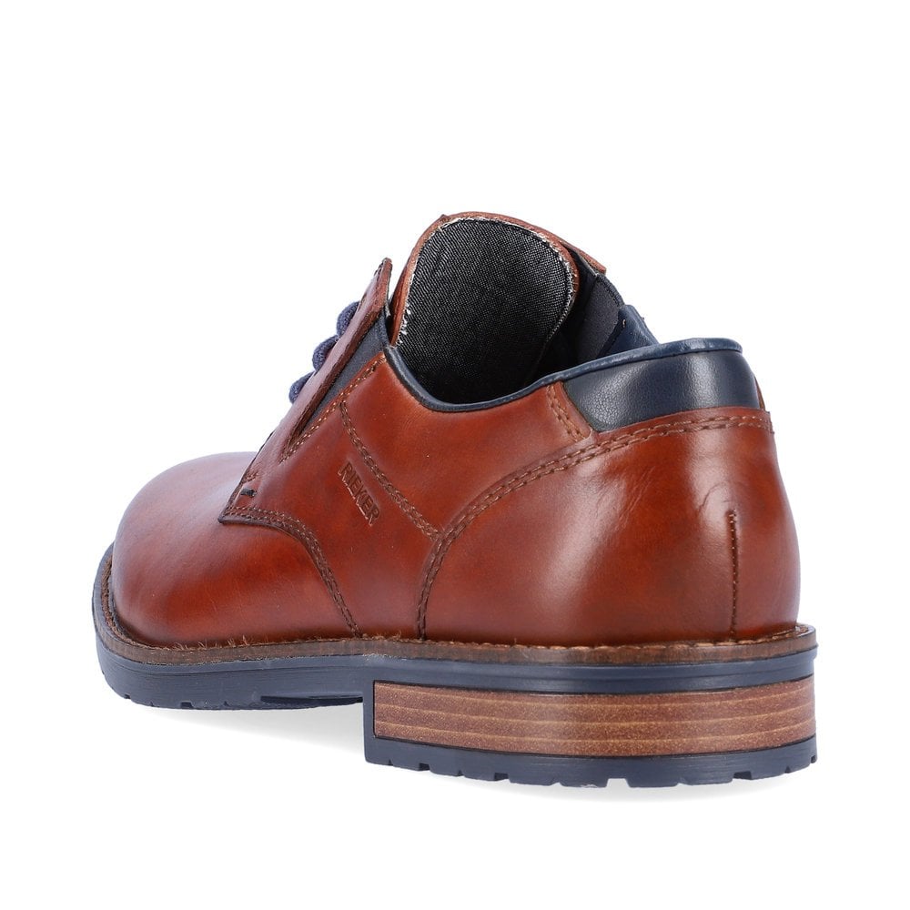 Rieker 14621 BROWN Leather Lace Up Shoe 14621-24