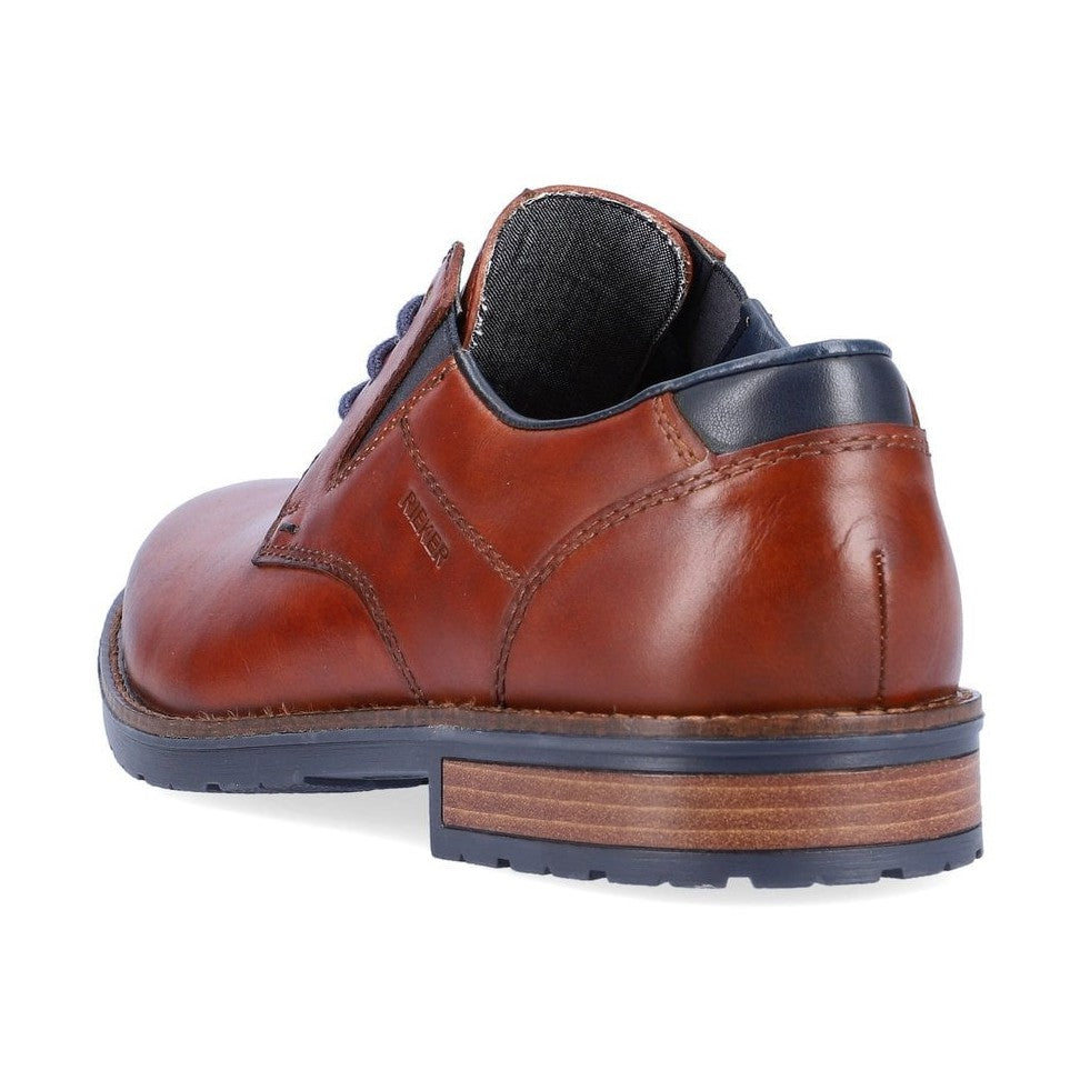Rieker 14621 BROWN Leather Lace Up Shoe 14621-24
