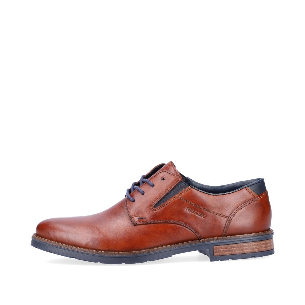 Rieker 14621 BROWN Leather Lace Up Shoe 14621-24