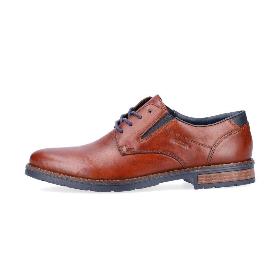 Rieker 14621 BROWN Leather Lace Up Shoe 14621-24