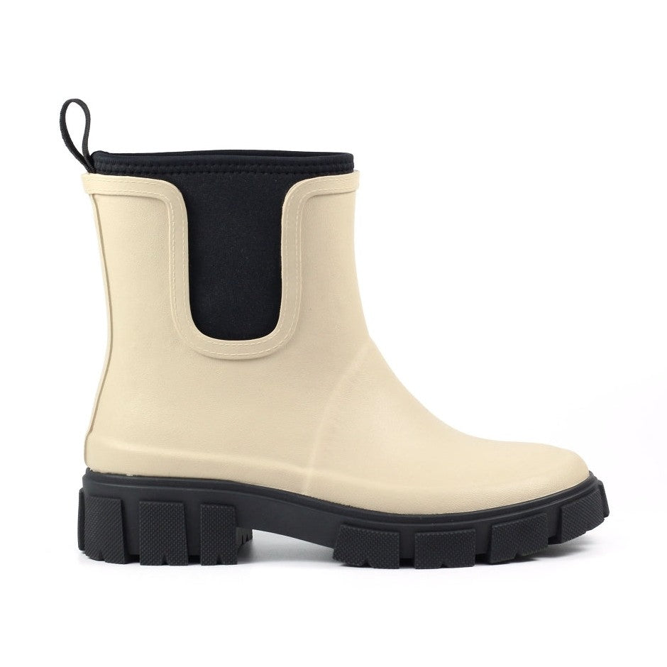 Lunar Lake CREAM Stylish Wellington Boot ELZ006-CR