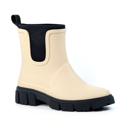 Lunar Lake CREAM Stylish Wellington Boot ELZ006-CR