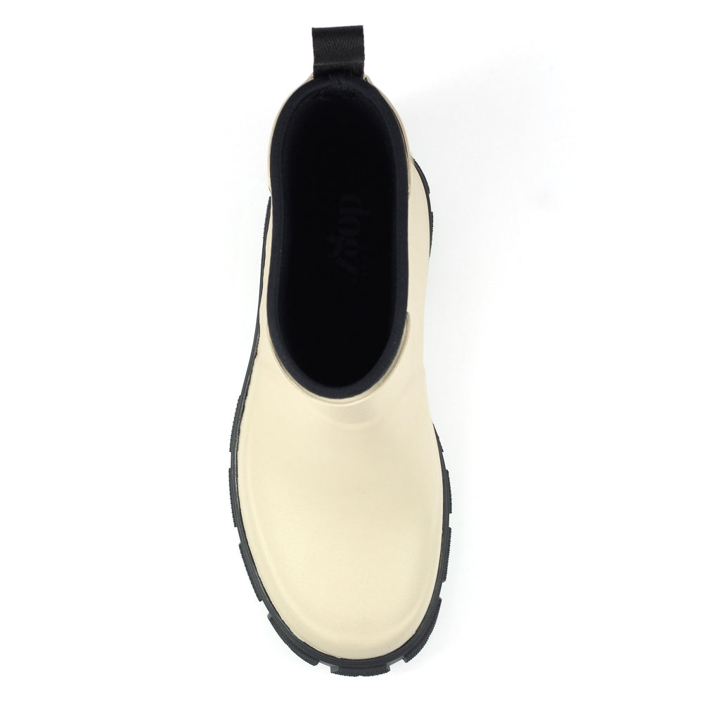 Lunar Lake CREAM Stylish Wellington Boot ELZ006-CR