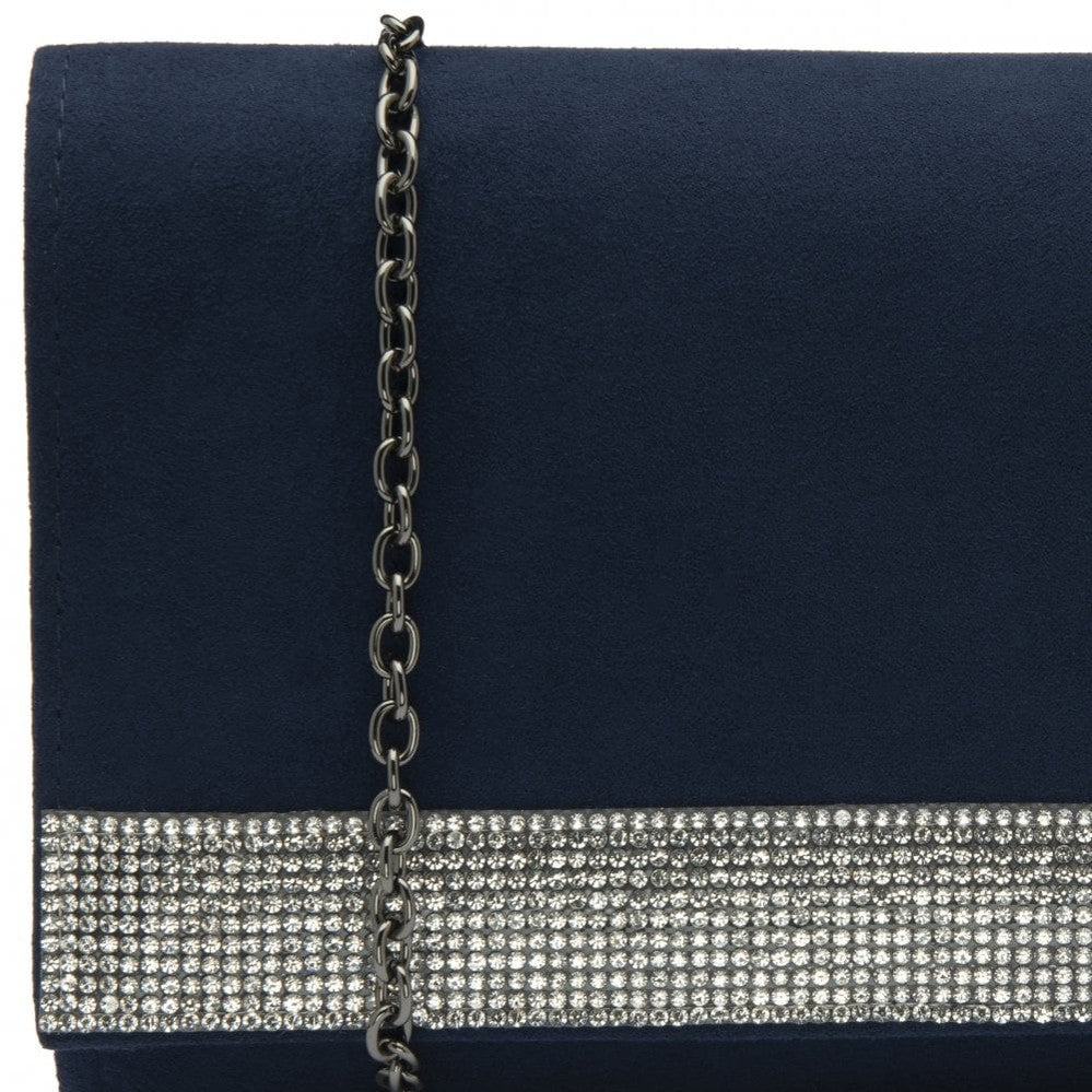 Lotus Occasion Wear Matching Bag Zahara ULG080 NAVY