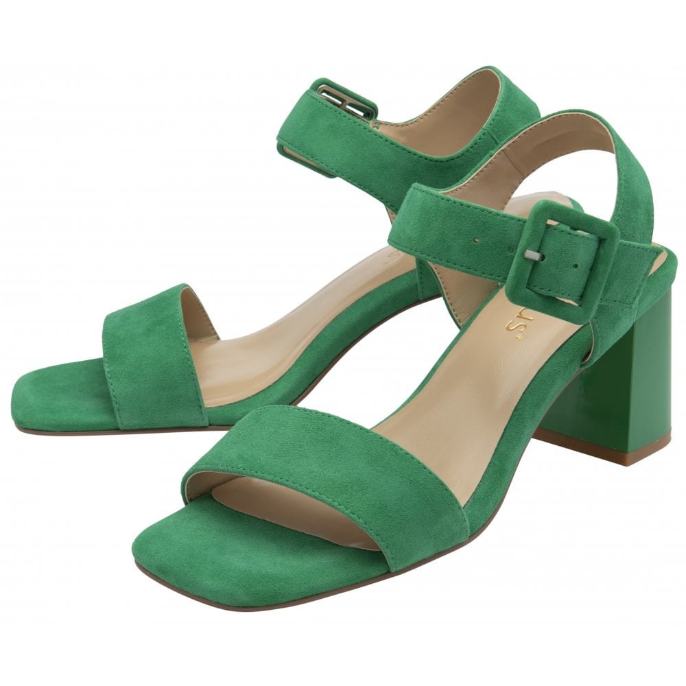 Lotus Occasion Wear Shoe Nora Block Heeled Sandal Suede