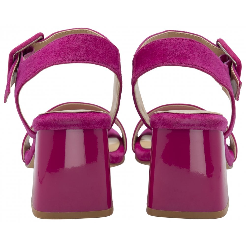 Lotus Occasion Wear Shoe Nora Block Heeled Sandal Suede