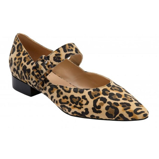 Lotus Verbena LEOPARD Print Low Heel Mary Jane Bar Shoe ULS663
