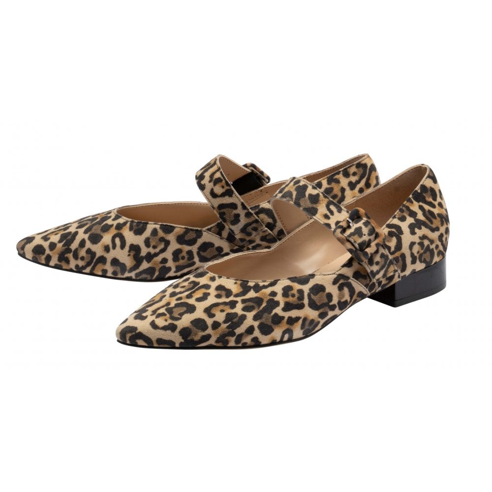 Lotus Verbena LEOPARD Print Low Heel Mary Jane Bar Shoe ULS663