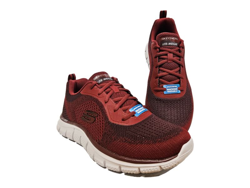 Skechers 232699 BURGUNDY Memory Foam Trainer 232699BURG