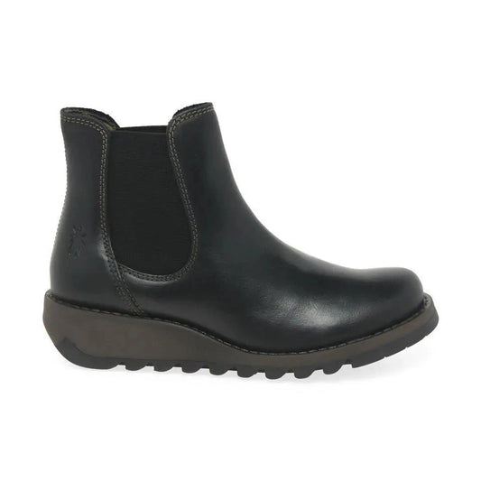Fly London SALV Ankle Boots BLACK