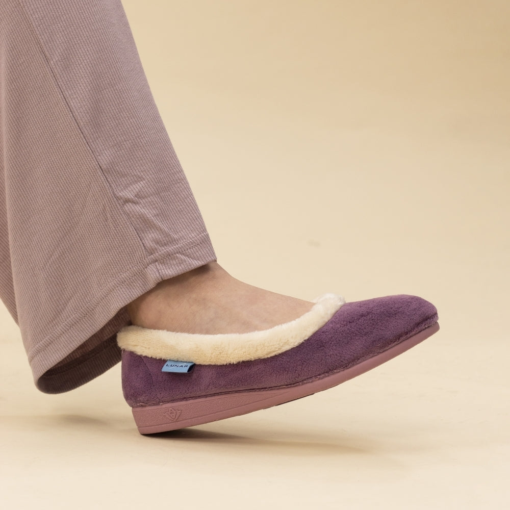 Lunar Mabel 2 HEATHER Ballerina Pump Slipper