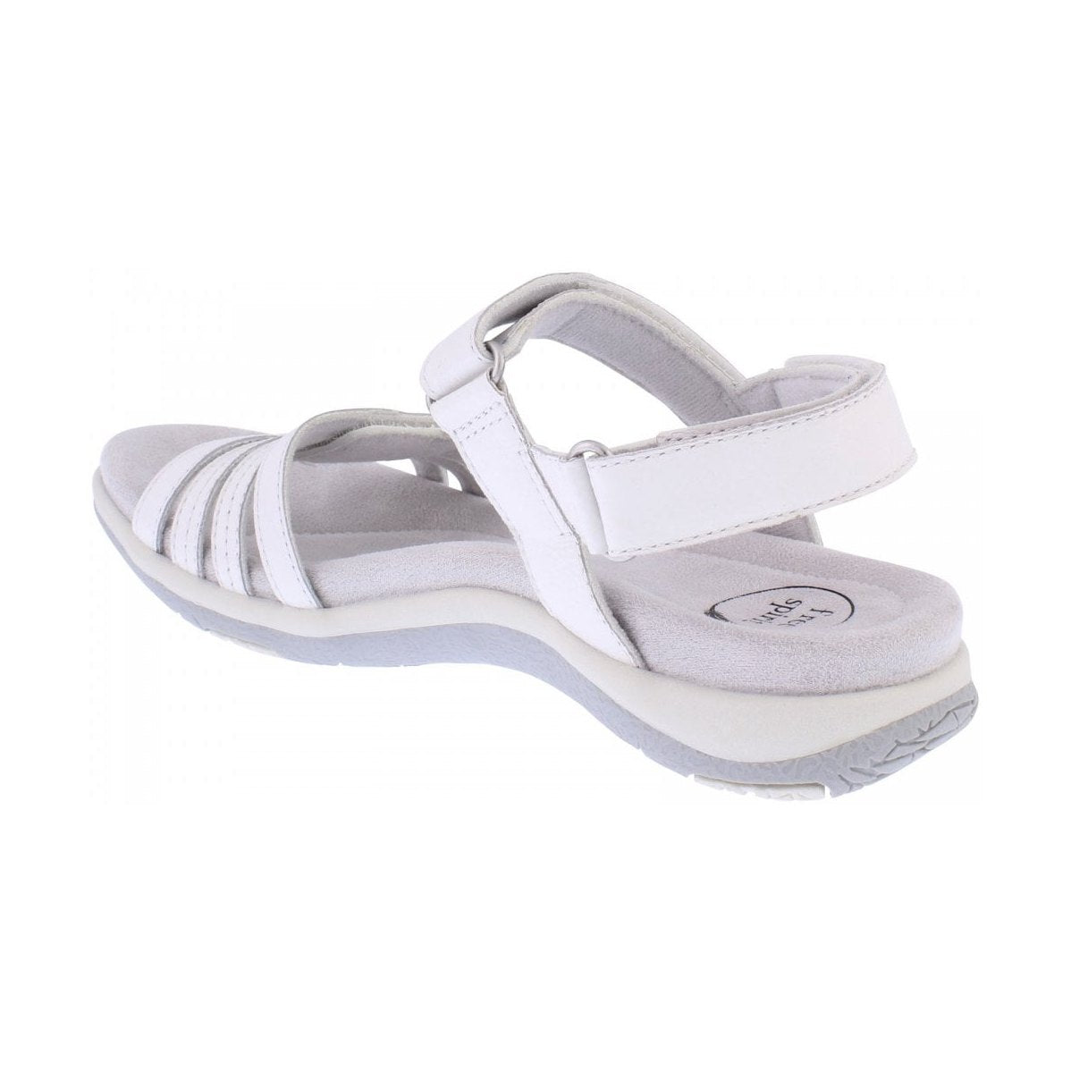 Free Spirit Maddy WHITE Touch Fastening Walking Sandal