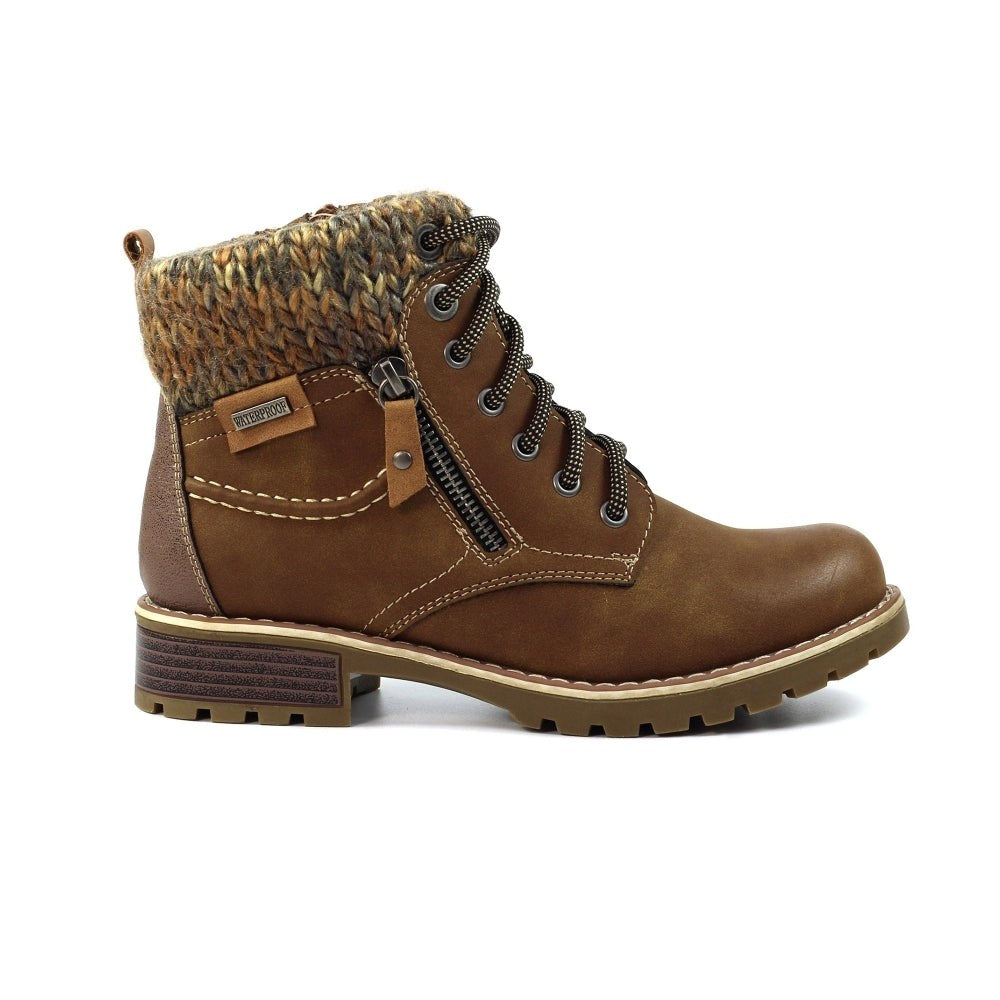 Lunar Casual Ankle Boot Millie GLB123 Tan
