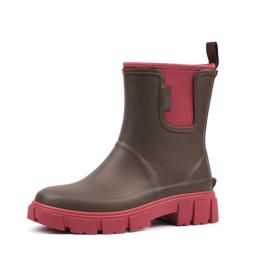 Lunar Rapid BROWN Lined Wellington Boot