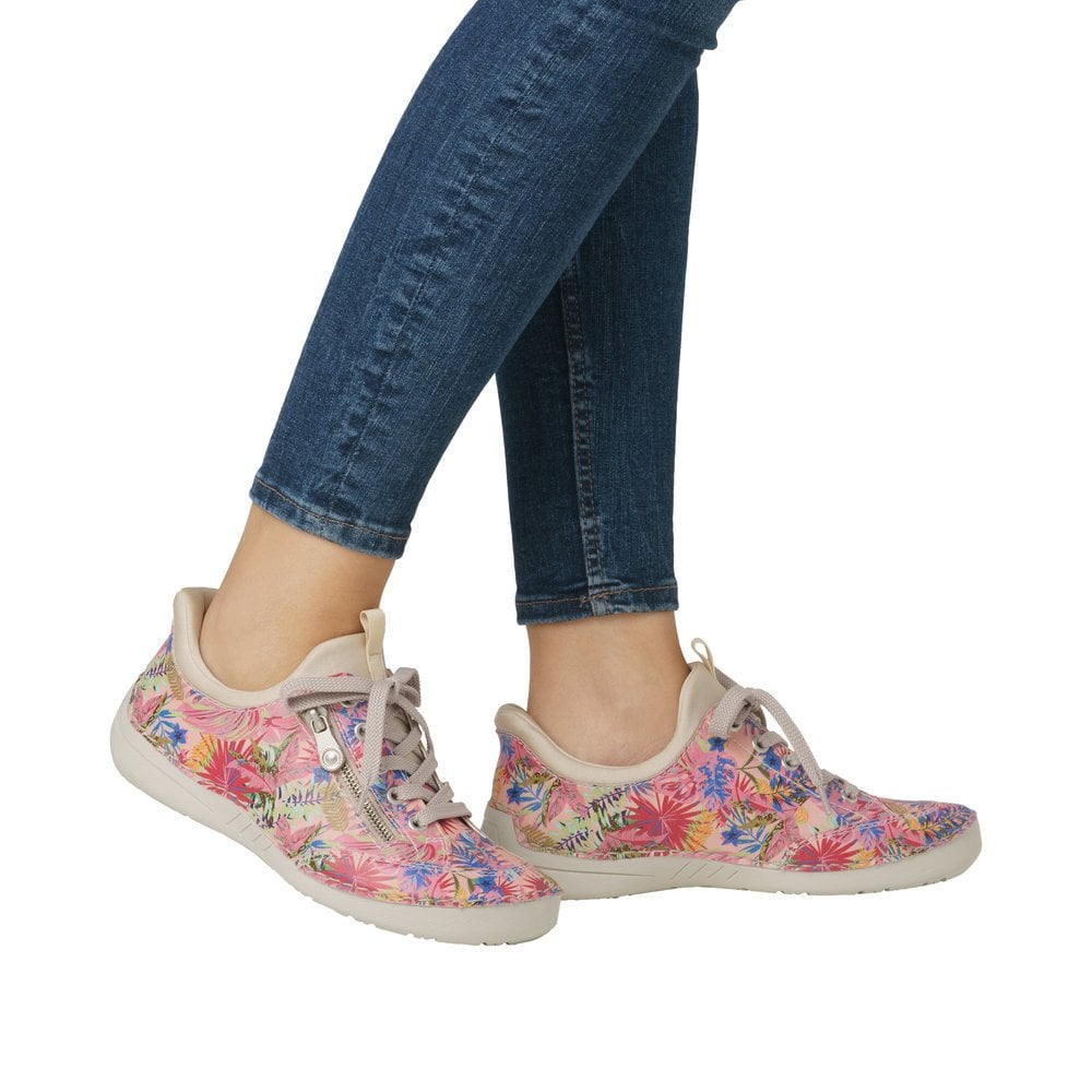 Rieker 52567 Slip On Multi Colour Trainer 52567-90