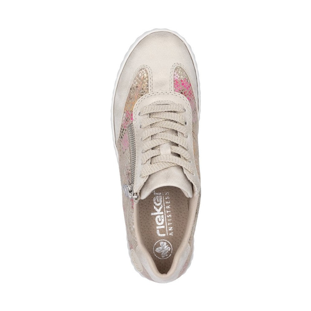 Rieker N0902 MULTI Trainer with Laces and Zip N0902-90