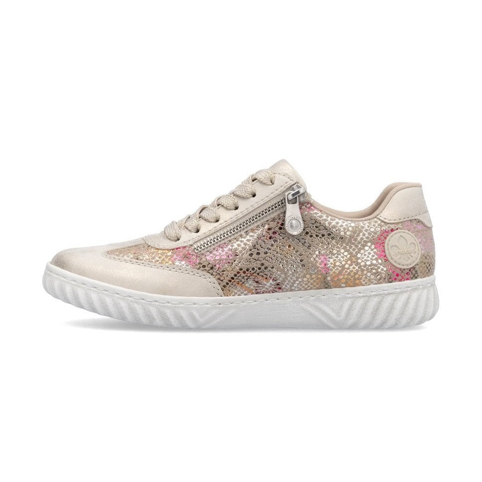 Rieker N0902 MULTI Trainer with Laces and Zip N0902-90