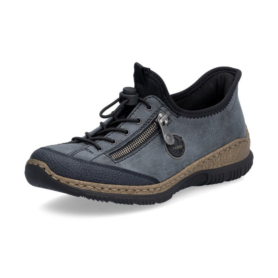 Rieker N3267 NAVY Slip On Casual Shoe N3267-14